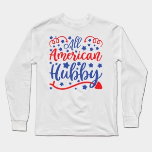 All American Hubby Long Sleeve T-Shirt